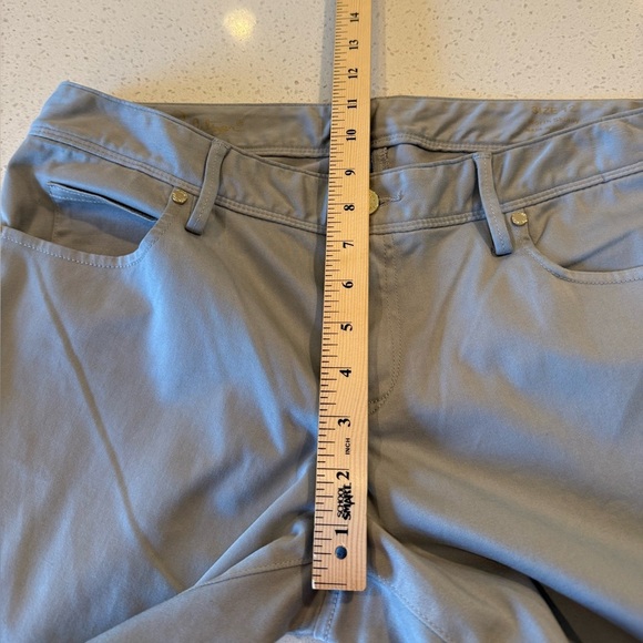 Lilly Pulitzer Worth Jeans in Palm Beach Grey Season-less Soft Stretchy Size 12 - Picture 13 of 15